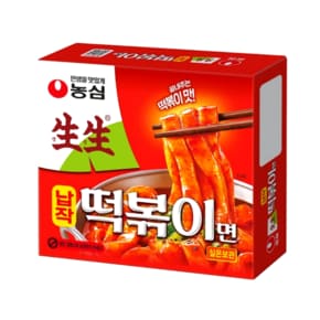 농심 생생 납작 떡볶이 면 258g