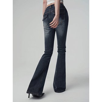 urbandress(어반드레스) Shadow Line Bootscut Pants DEEP BLUE