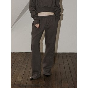 OPUS APPLIQUE SWEAT PANTS - CHARCOAL