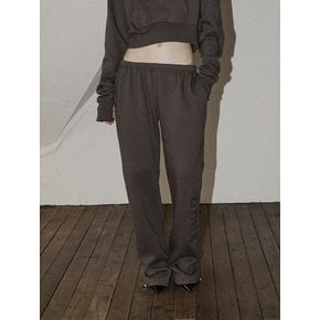 OPUS APPLIQUE SWEAT PANTS - CHARCOAL