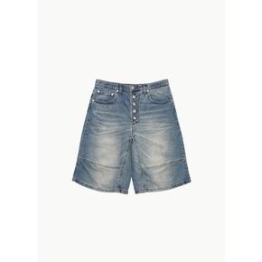 에드워드커밍 26SS Knee Jerk Short, Aged Light Blue