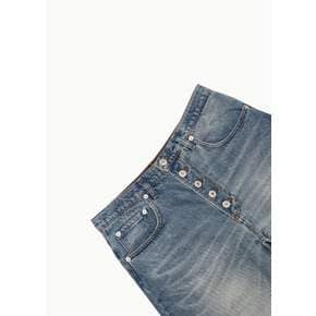 에드워드커밍 26SS Knee Jerk Short, Aged Light Blue