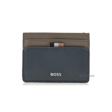 BOSS [휴고보스] SS25 남성 로고 디테일 카드지갑 50536751 426