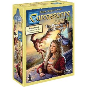 Z-Man Games Carcassone The Princess & 드래곤 확장