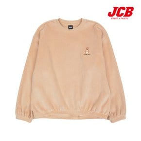 [JCB] 벨로아기모 곰돌이 자수 맨투맨 (JBK8R748GSM)