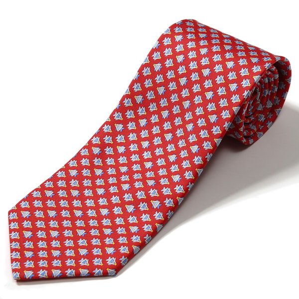 [부산점] 물고기 프린트 35 0876 03 761824 실크 넥타이