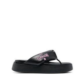 키아라 페라그니 Chiara Ferragni Sandals Black Flip Flops CF3149CFPLATFORM001 Black