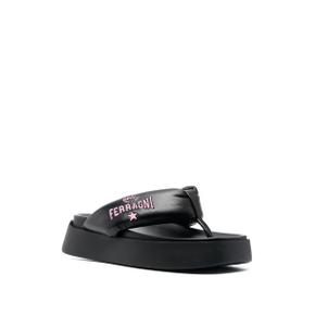 키아라 페라그니 Chiara Ferragni Sandals Black Flip Flops CF3149CFPLATFORM001 Black