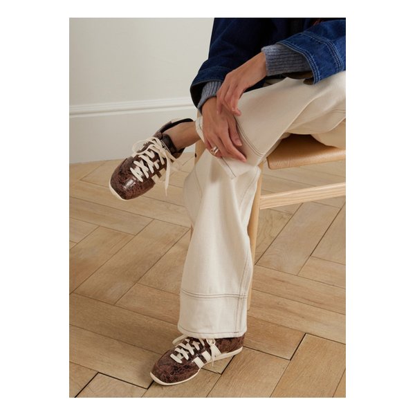 재팬 스네이크 이펙트 가죽 스니커즈 스네이크 프린트 46376663162987885