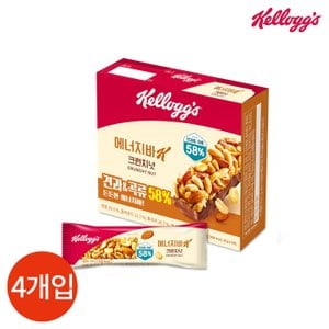  농심 켈로그 크런치넛 에너지바 30g x 4개