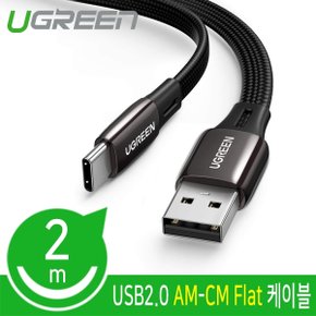 Ugreen U-10965 USB2.0 AM-CM Flat 케이블 2m