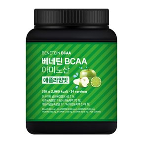 BCAA 7000 필수 아미노산 보충제 애플라임맛 510g