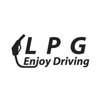  자동차 주유구 데칼스티커 LPG (9cmX3.8cm)