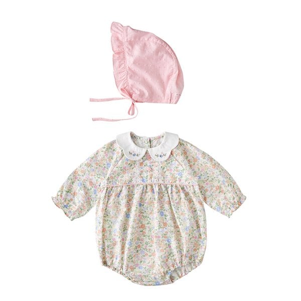 [여주점] [오프라벨 여주점] 밍크뮤 (GN) 로맨틱플라워SET 바디슈트 (35113-604-02)