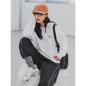 시그니처 로고 오버핏 긴팔티 AVT377 (2 COLOR)