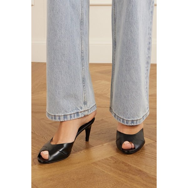 주드 가죽 케이브 뮬 블랙 46376663163030675