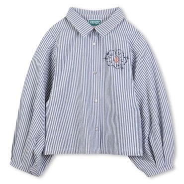 겐조키즈 KENZO GALAXY 스트라이프 플라워 블라우스(25FW_Z256AGB111)