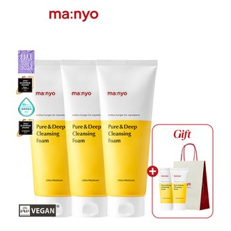 마녀공장 [1+1+1] 퓨어&딥 클렌징 폼 200ml (+미니어처40ml+쇼핑백 증정)