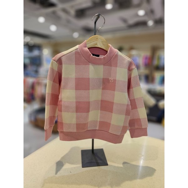 [파주점] (PK) 깅업체크 스웨트셔츠  24C2533405