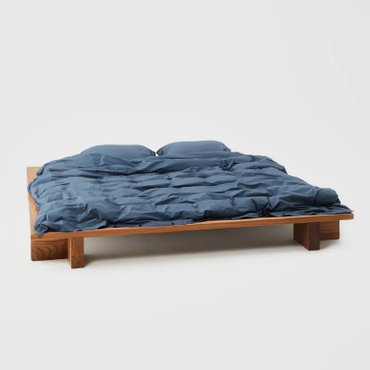 테클라 Percale Single Duvet Cover Midnight Blue 140X200