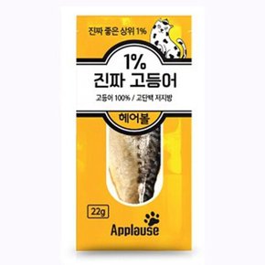 테비 고양이 간식 육포 고양이 사료 고등어헤어볼 22g