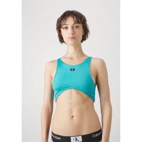 4210113 Calvin Klein CROP - Bikini top blue ocean