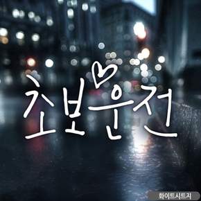 초보운전 초보자동차스티커 차량스티커 운전 자동차초보 차량용