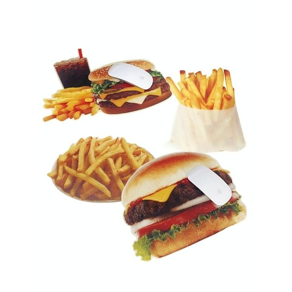 burger shop mouse pad