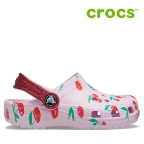 아동 샌들  H12  207150 6GD Kids Classic Food Print Clog Ballerina Pink_P369333651