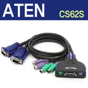 ATEN KVM 스위치 2포트 PSJS2 CS62S