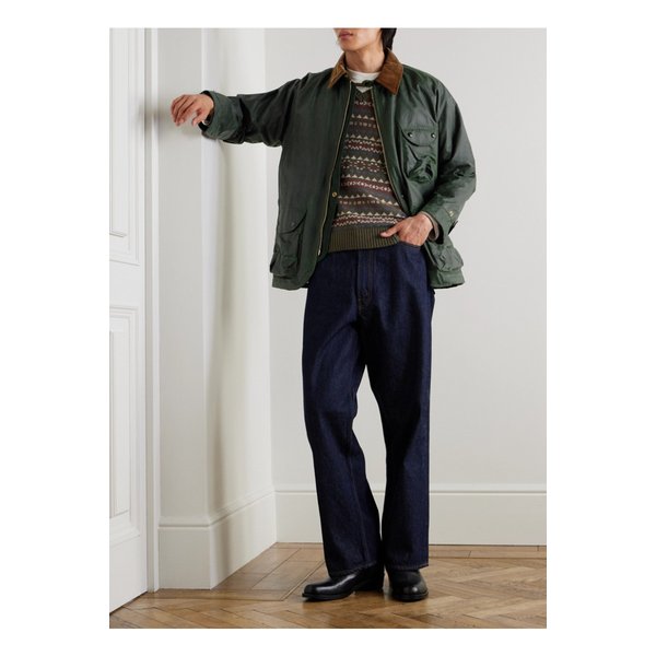 드레익스 코듀로이 트림 왁스드 코튼 재킷 1647597344575286