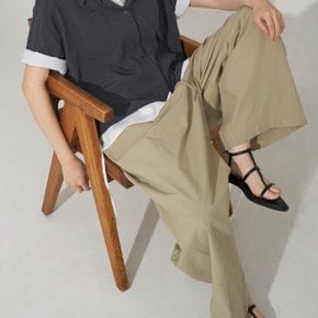 CMNMSTUDIO / Rayon side pocket half shirts (3 Color)