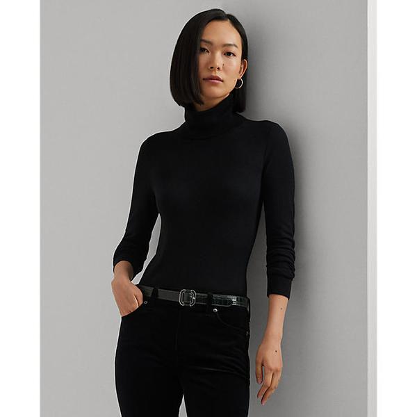 실크 블렌드 터틀넥 스웨터(WMLRSWES6820675001)