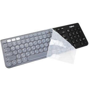 K-780 키스킨 키보드 자판 커버 보호 방수 PC방 청결 키캡 숫자 타자판 생활 투명 오염 먼지 방지 덮개 덥개