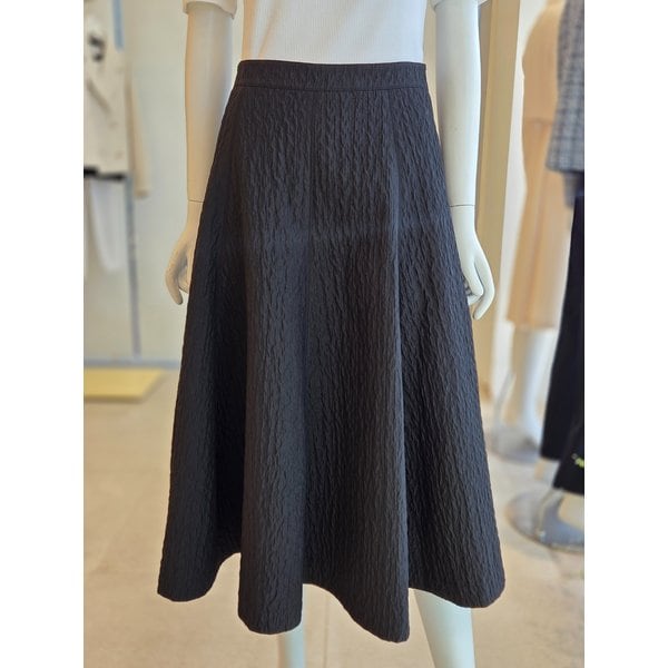 [여주점] [더 아이잗] 여성 링클 롱 플레어 스커트 (IS3A0SK011)