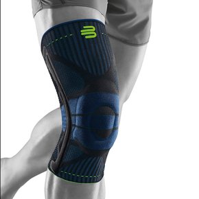 Bauerfeind SPORTS KNEE SUPPORT 무릎 지지대 (L, 블랙)