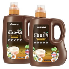 고농축 순한 섬유유연제 베이비파우더 3.3L x2개