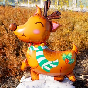 크리스마스 스탠딩 은박 풍선 118cm (루돌프)