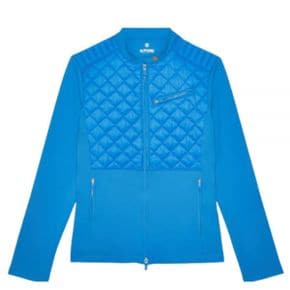 GFORE 지포어 HYBRID MOTO JACKET (G4LS23O18-CERULEAN) (여성 하이브리드 모토 자켓)