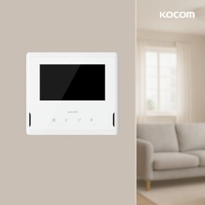 비디오폰 KCV-S701/KC-R80E (화이트 초인종매립형) 초인종세트 오피스텔 원룸 아파트