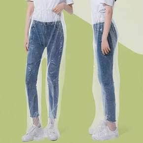 비닐 바지우비 레인 비닐바지 비상용 일회용 M13494