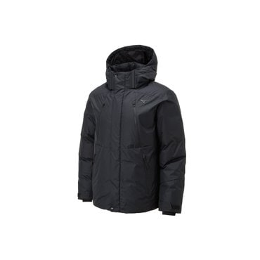 미즈노 방수 방풍 발수기능이 뛰어난 바람막이 다운자켓 BLACK GEAR DOWN JACKET_32YE368109