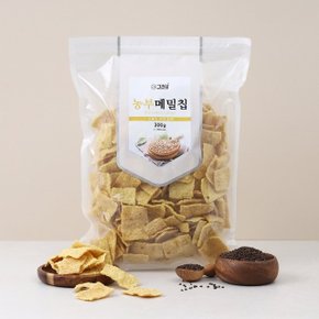 그리심 농부 메밀 칩 300g 2개 - 메밀과자 대용량 간식 스낵 곡물