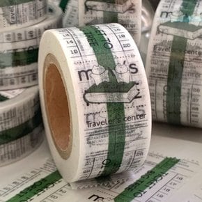 Traveler`s center masking tape - green (20mm)