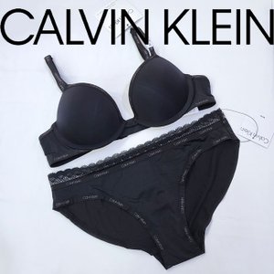 Calvin Klein Underwear 캘빈클라인 시그니쳐 푸쉬업 브라 QP2751_블랙