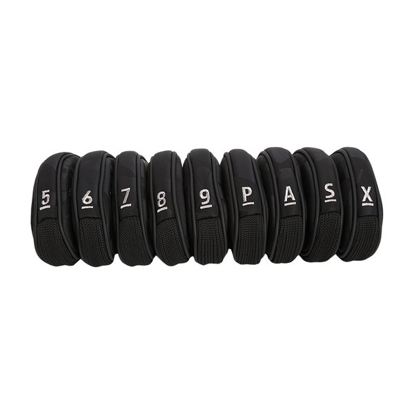 [부산점] 골프 아이언 헤드커버 세트 MLS 5C SH06 BLACK