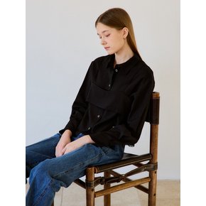 Sophie Bustier Shirt Black