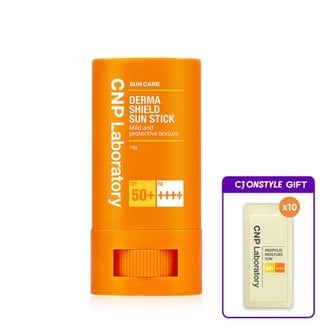 차앤박 더마 쉴드 선스틱 (SPF 50+/PA++++) 18g + 프로폴리스 모이스처 선 1ml*10매 증정