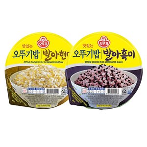 오뚜기 발아현미 210g 12입+발아흑미밥 210g 12입