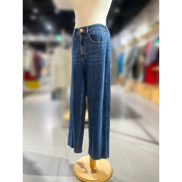 [여주점] 와끼 절개 와이드 데님팬츠 (BADP08341)